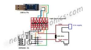 connections to program esp8266