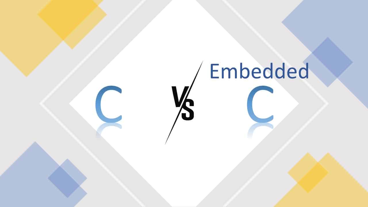 C vs Embedded C: Key Differences Every Developer Should Know C vs Embedded C comparison diagram showing key differences between standard C and Embedded C programming languages
