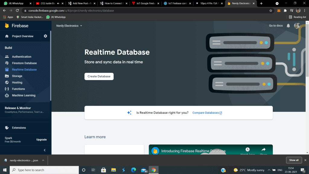 google firebase realtime database